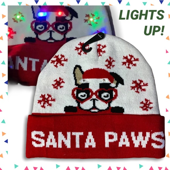 Accessories - LIGHT-UP BOSTON TERRIER DOG PUP HAT